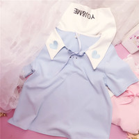 You & Me sailor pastel heart top - Thumbnail 3