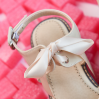 Bowknot Lace up Heel Sandals - Thumbnail 4