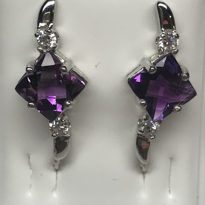 Amethyst cushion cut