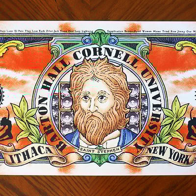 Gd '77 barton hall archival (limited edition print)