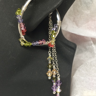 Lara with 2mm crystals