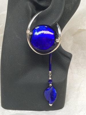 Royal Blue Venetian Glass