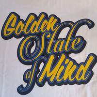 Golden State Script White Tee  - Thumbnail 1