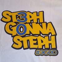 Steph Gonna Steph White Tee  - Thumbnail 1
