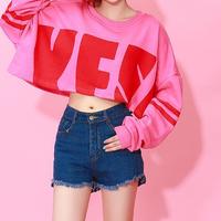 Harajuku YES Crop Top - Thumbnail 2