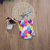 Polka Dot Fun Swimsuit - Thumbnail 2