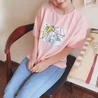 Sleepy Sailor Moon Anime Girl T-shirt - Thumbnail 2