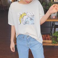 Sleepy Sailor Moon Anime Girl T-shirt - Thumbnail 4