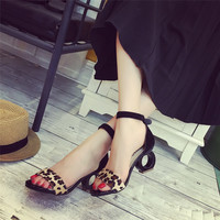 2017 New Fashion Women's High Heels Pumps Sexy Bride Sandals - Thumbnail 4