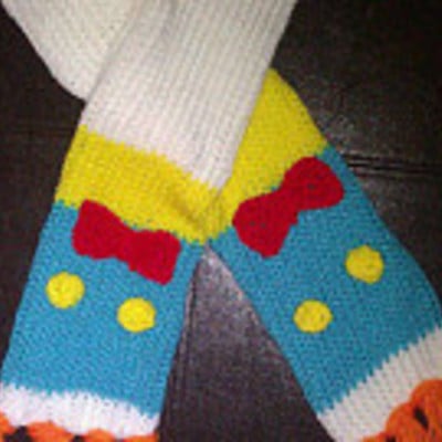 Donald duck inspired scarf