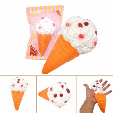Super JUMBO Colossal Kiibru Ice Cream Cone Squishy Charm