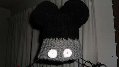 Steamboat Willie inspired beanie