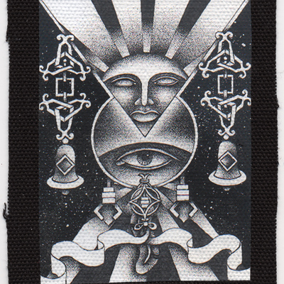 "purification bells" hemp fabric patch