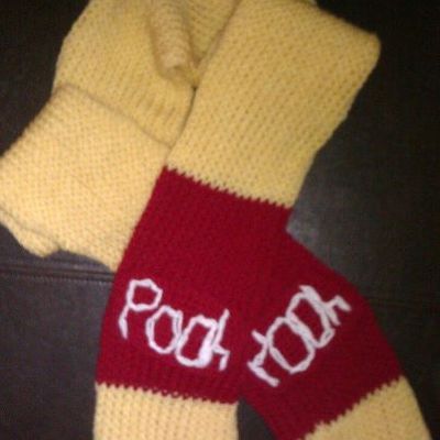 Winnie the pooh inspired scarf