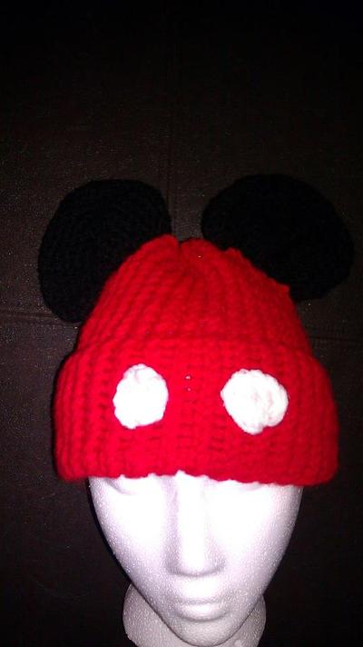 Mickey Mouse inspired beanie