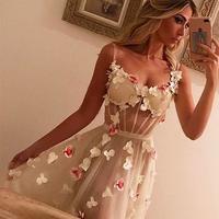 custom made tulle white long prom dress, white evening dress - Thumbnail 1