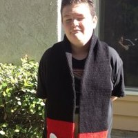 Large Mickey Mouse inspired scarf - Thumbnail 3