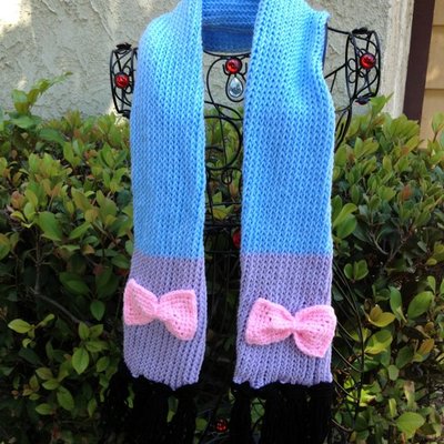 Eeyore inspired scarf 