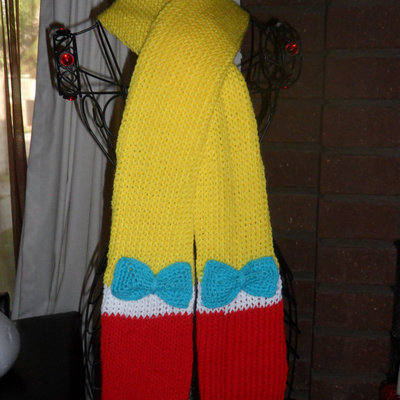 Tweedledum & tweedledee inspired scarf - Thumbnail 4