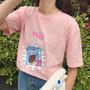 Milk with printed T-shirt-2