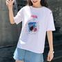 Milk with printed T-shirt-4