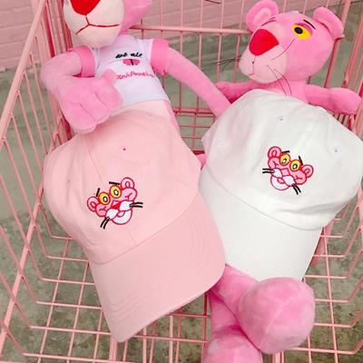Harajuku embroidered panther sun cap baseball cap - Thumbnail 2
