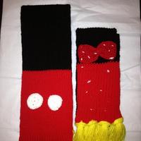 His and hers Mickey and Minnie inspired scarf - Thumbnail 2