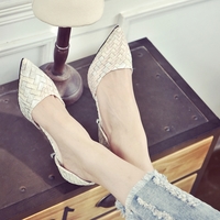 Women Pointed Toes High Heels Shoes Weave Printing GradienCopy of cheap woman Sexy shoes woman fish mouth cool nude Platform high heel Sandal evening  - Thumbnail 1