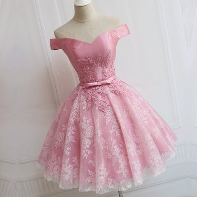 Pink Homecoming Dresses,Pretty Party Dress,Charming Homecoming Dress,Graduation Dress,Homecoming Dress,Short Prom Dress D45