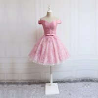 Pink Homecoming Dresses,Pretty Party Dress,Charming Homecoming Dress,Graduation Dress,Homecoming Dress,Short Prom Dress D45 - Thumbnail 1