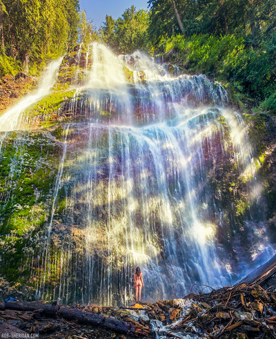 wander (03) [Bridal Veil Falls, BC] large print (17" x 22")