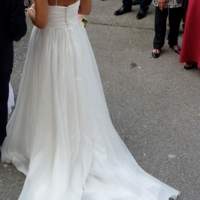 Spaghetti Straps Wedding dress,wedding dress, cheap wedding dress, cheap wedding gown, bridal wedding dress,W32 - Thumbnail 1