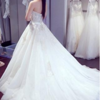  Sweetheart Beading Wedding dress,wedding dress, cheap wedding dress, cheap wedding gown, bridal wedding dress,W34 - Thumbnail 1