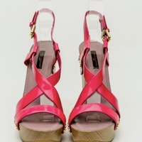 Louis Vuitton Pink Wedges 40 - Thumbnail 1