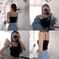 Triple ring black tank top - Thumbnail 4