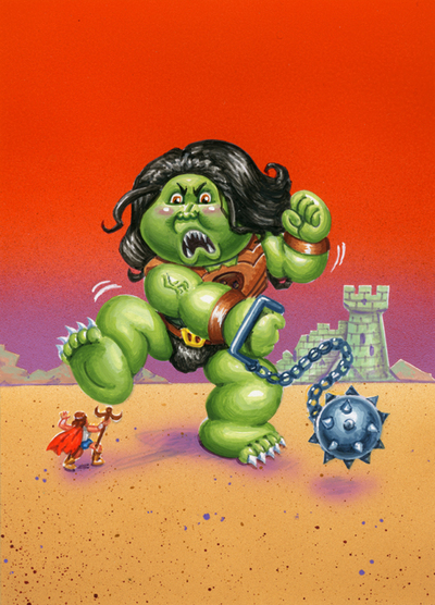 Mega TORY / Giant WYATT Final Art - Disasters of the Universe Series 3 2017