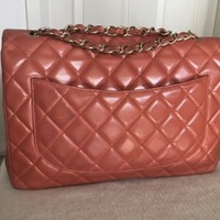 Chanel Red Jumbo Flap Bag - Thumbnail 3