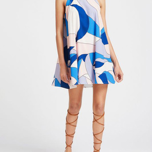 Halter Printed Tunic/Dress