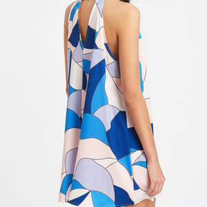 Halter Printed Tunic/Dress - Thumbnail 1