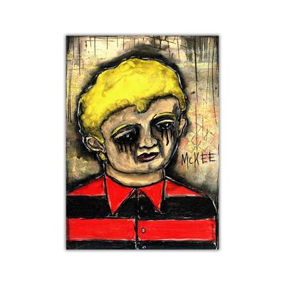 Marisol mckee art - "black eyed boy"