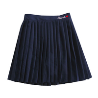 Tiny heart embroidery school skirt - Thumbnail 4