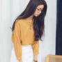 The Collar Tie Loose Cotton Shirt-2