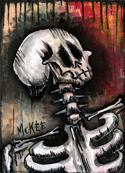 Marisol McKee Art - "Calaveras no. 56"