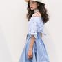 Posed Bust Skirt of Tall Waist Bowknot-2