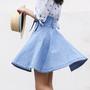 Posed Bust Skirt of Tall Waist Bowknot-4