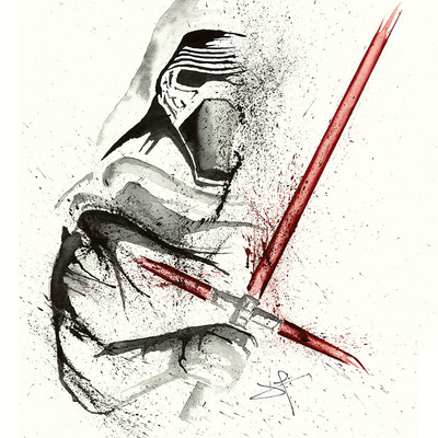 Kylo ren - print