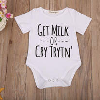 Get Milk Or Cry Tryin' Onesie - Thumbnail 2
