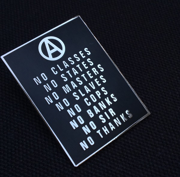 NO THANKS // LAPEL PIN