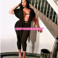 I Slay BodySuit in Black and Burgundy  - Thumbnail 2