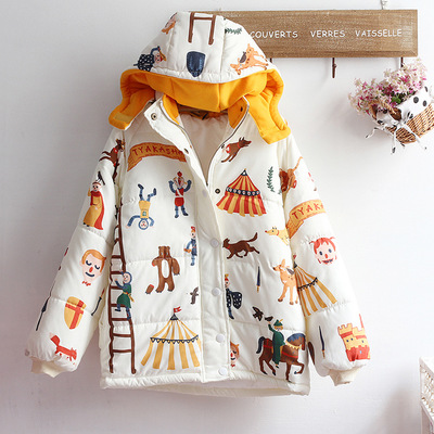 Harajuku cartoon graffiti coat